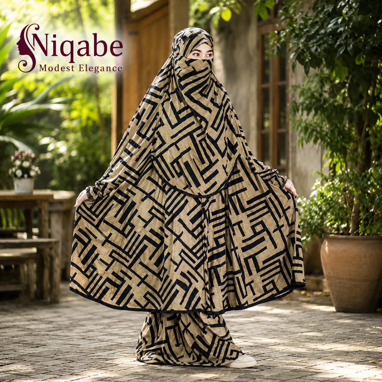 219 - Lilen Premium Khimar With Plazo