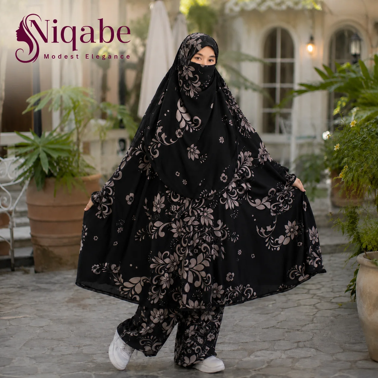 223 - Lilen Premium Khimar With Plazo