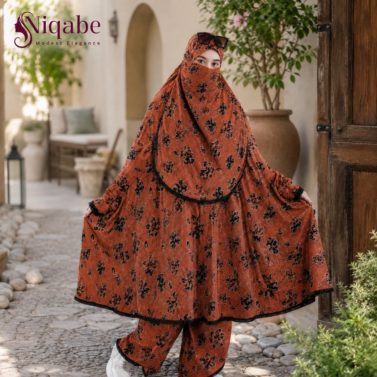 224 - Lilen Premium Khimar With Plazo