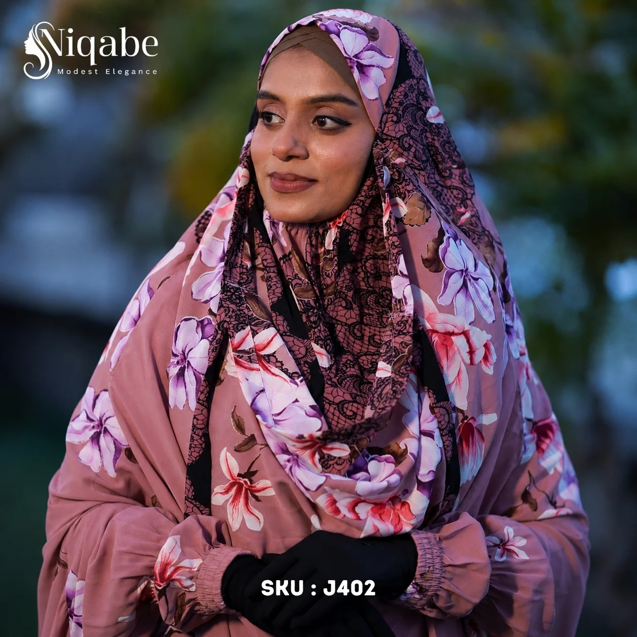 Premium Turkish Kaftan Silk Long Khimar