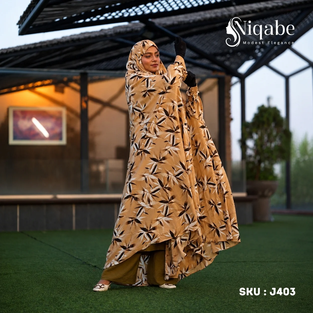 Premium Turkish Kaftan Silk Long Khimar