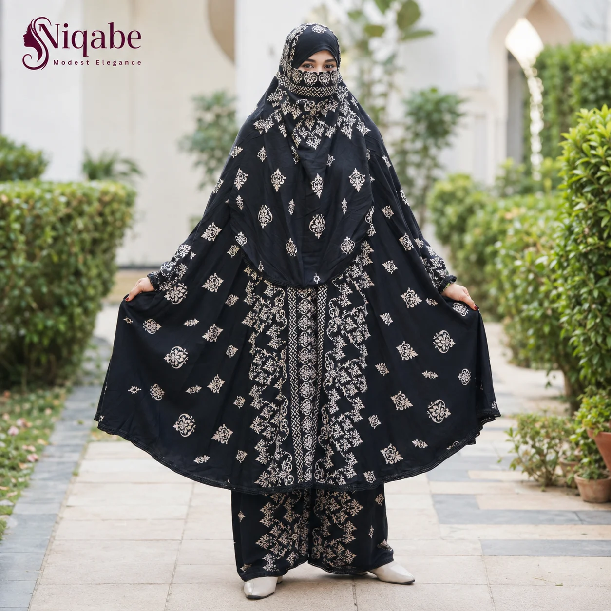 227 - Lilen Premium Khimar With Plazo