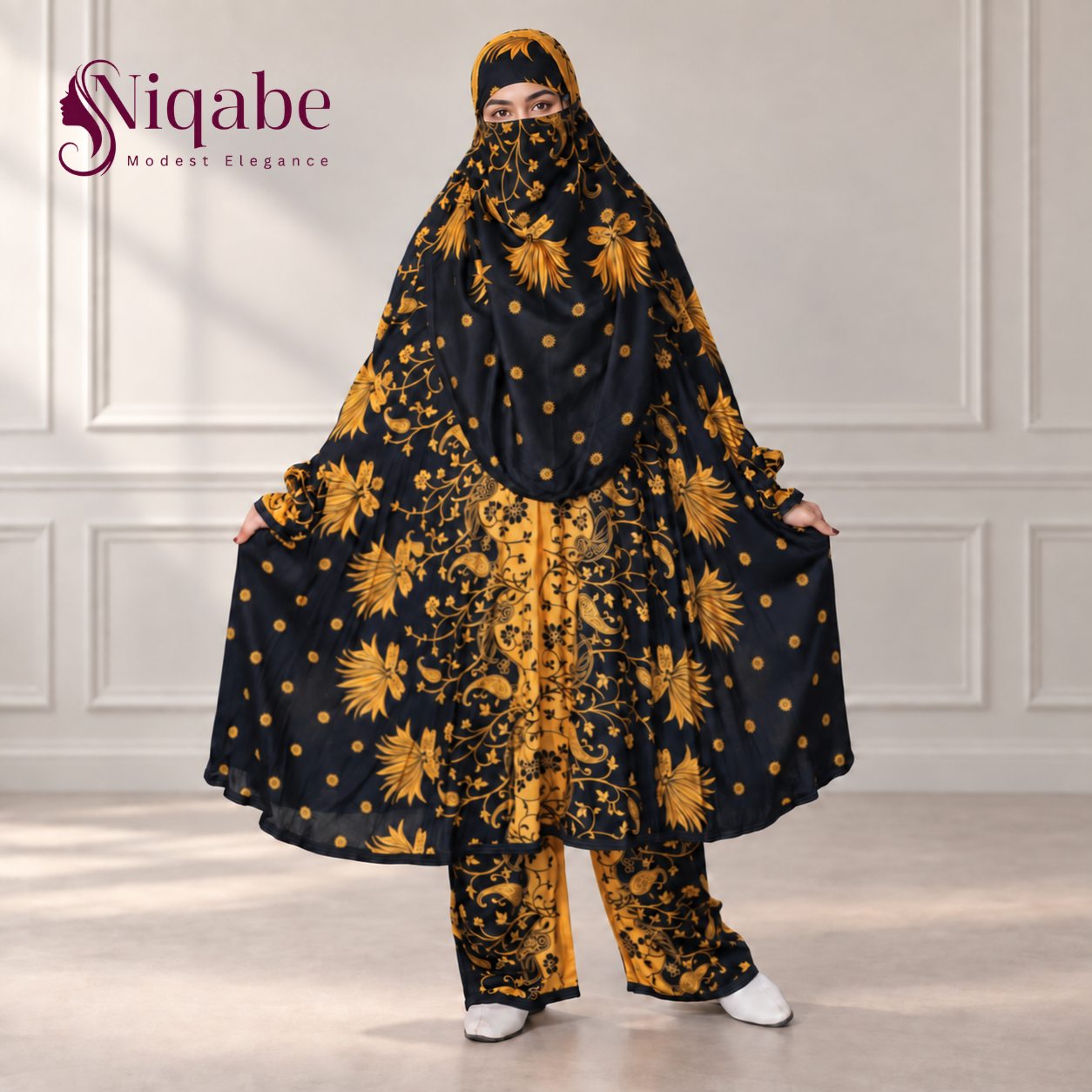 231 - Lilen Premium Khimar With Plazo