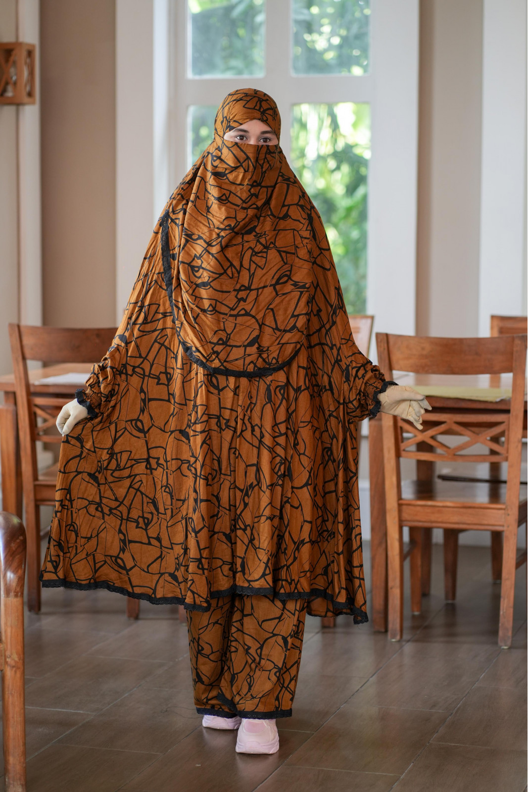 102 - Lilen Premium Khimar With Plazo