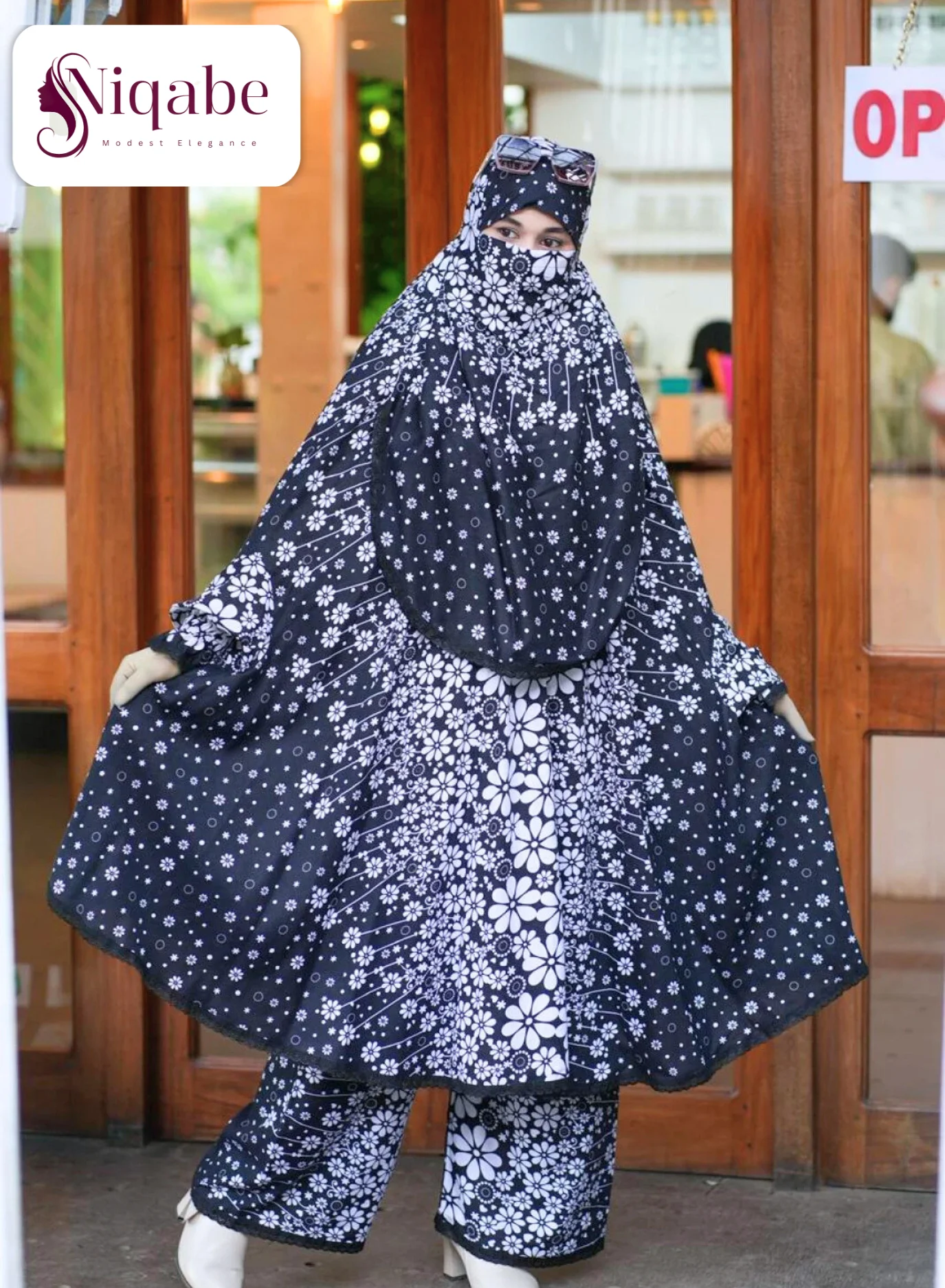 110 - Lilen Premium Khimar With Plazo