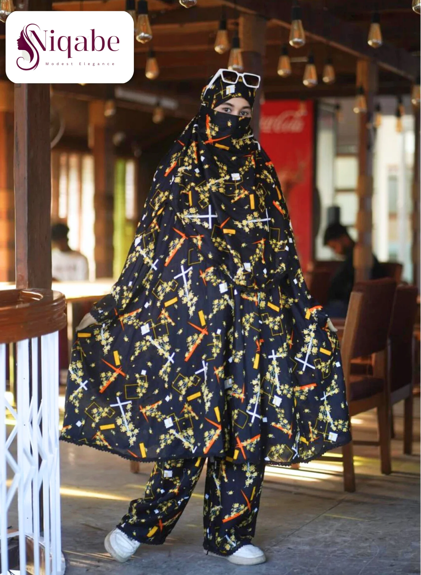114 - Lilen Premium Khimar With Plazo