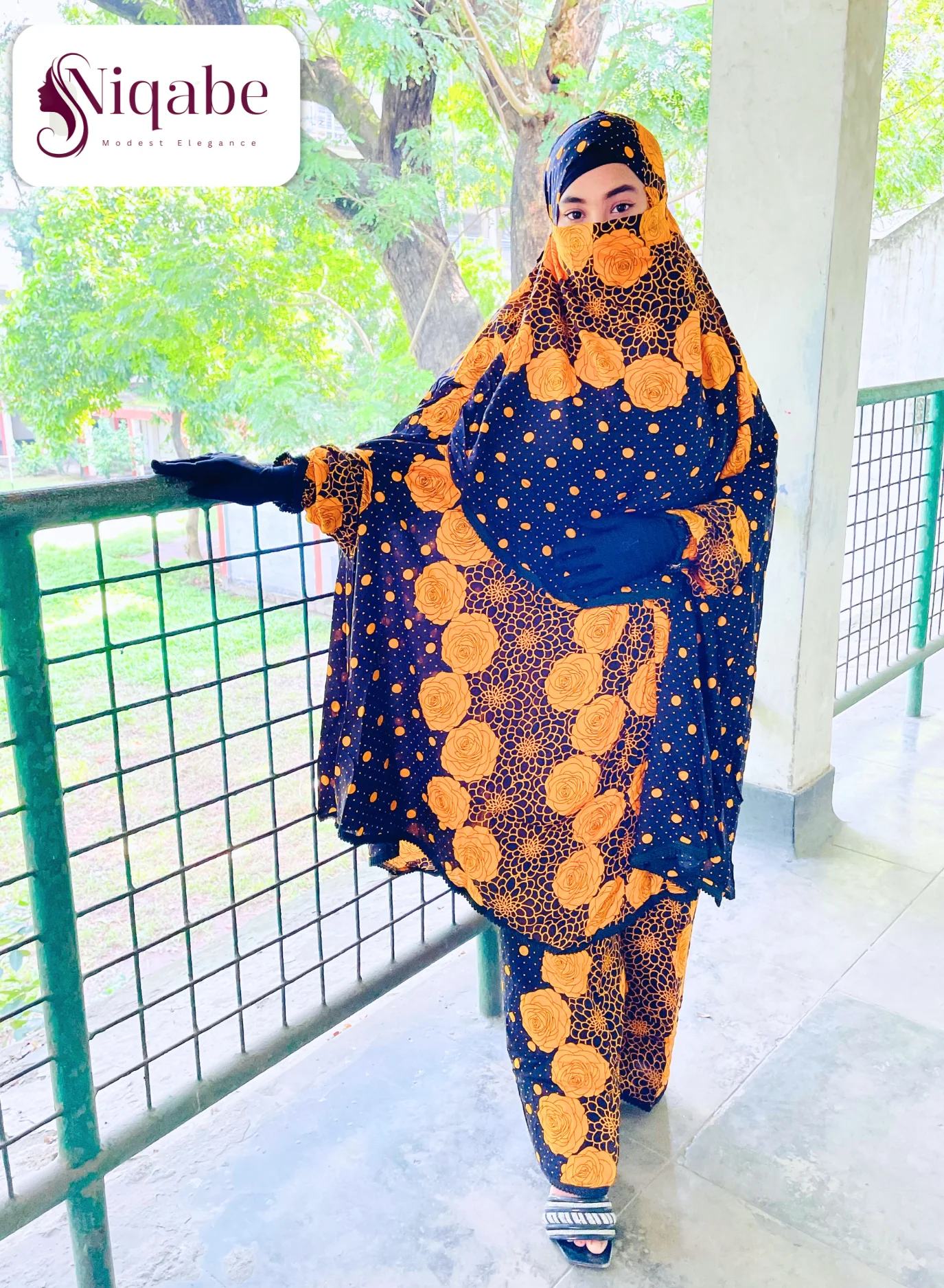 121 - Lilen Premium Khimar With Plazo