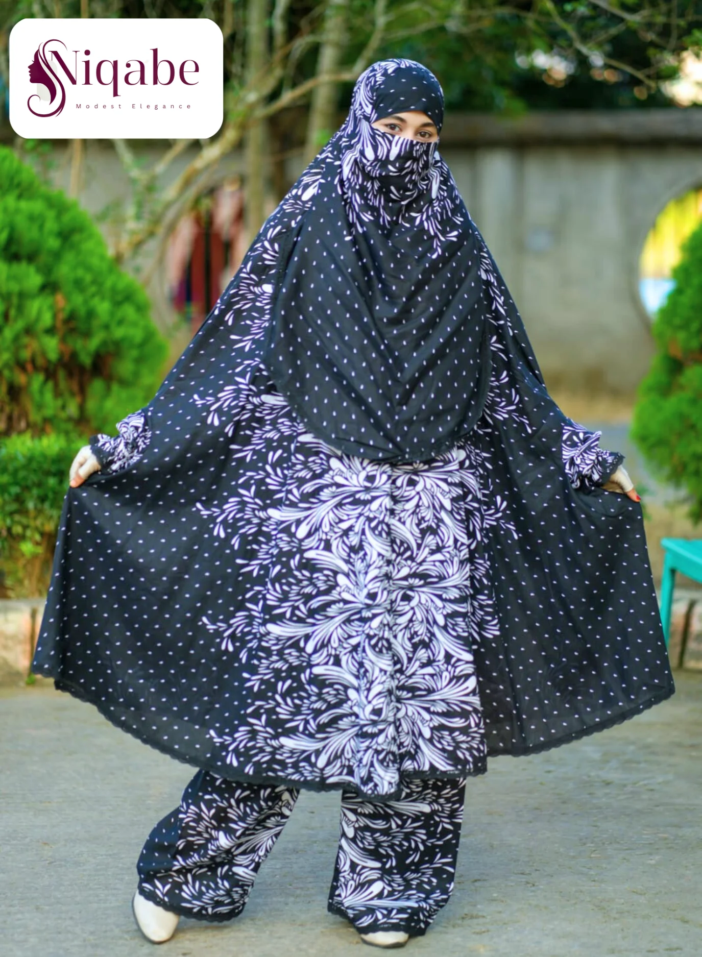 137 - Lilen Premium Khimar With Plazo