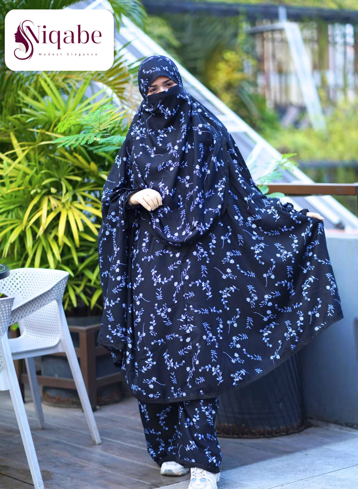 149 - Lilen Premium Khimar With Plazo