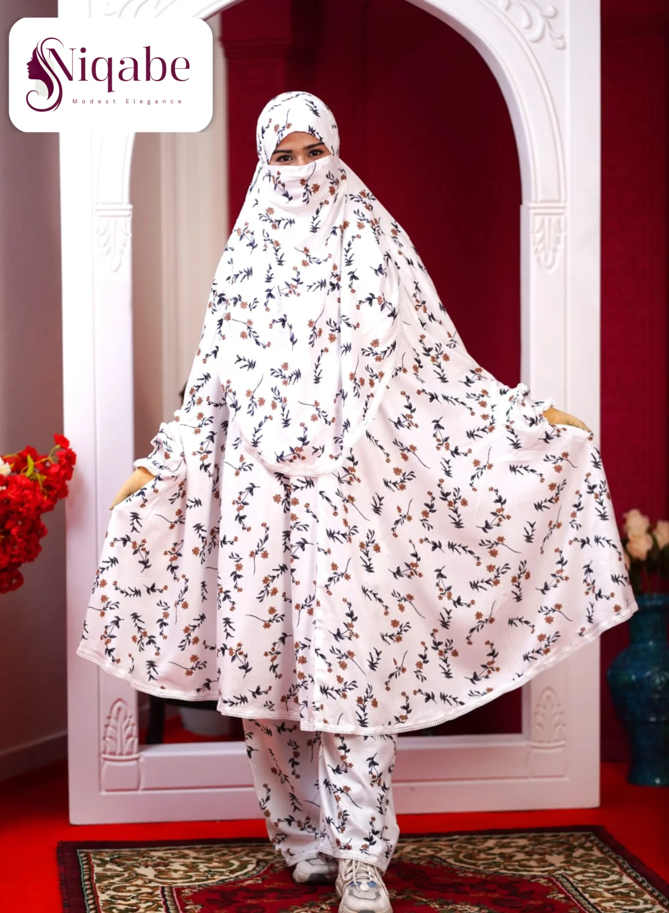 150 - Lilen Premium Khimar With Plazo