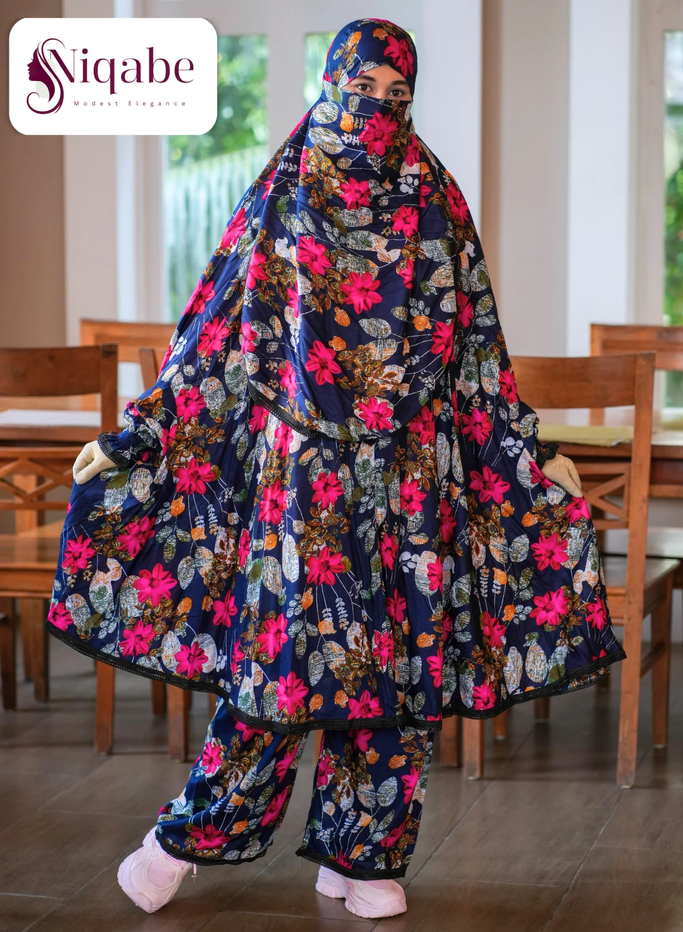 155 - Lilen Premium Khimar With Plazo