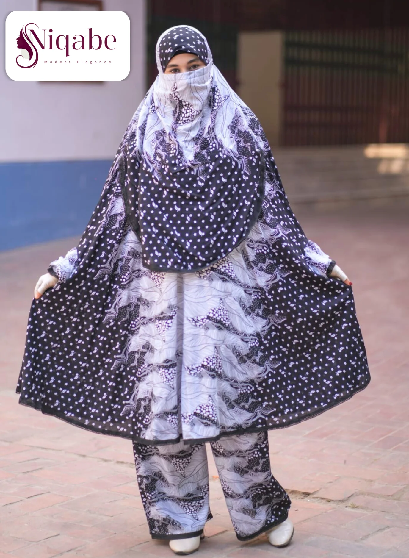 163 - Lilen Premium Khimar With Plazo