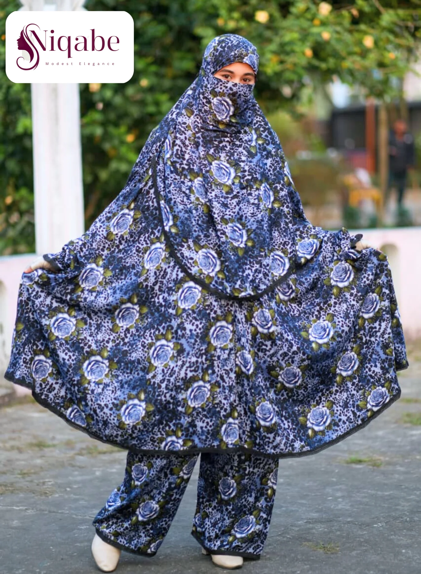 168 - Lilen Premium Khimar With Plazo