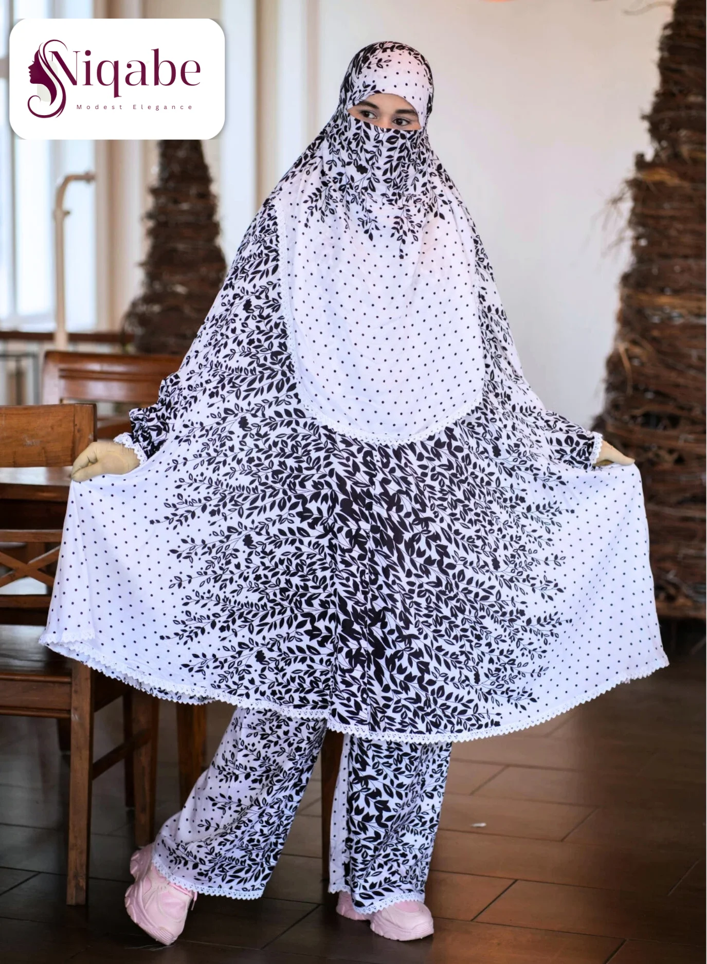 197 - Lilen Premium Khimar With Plazo