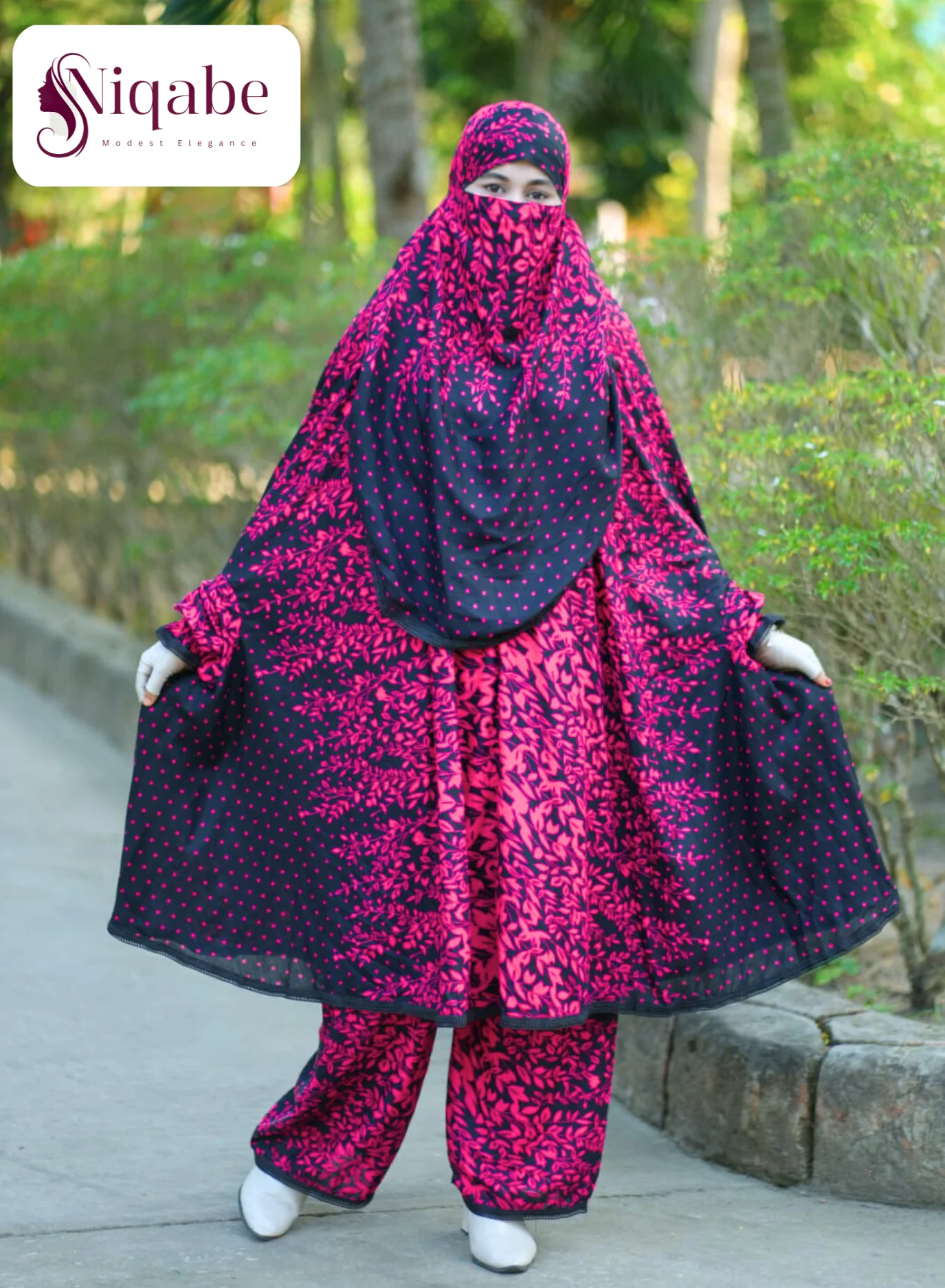 112 - Lilen Premium Khimar With Plazo