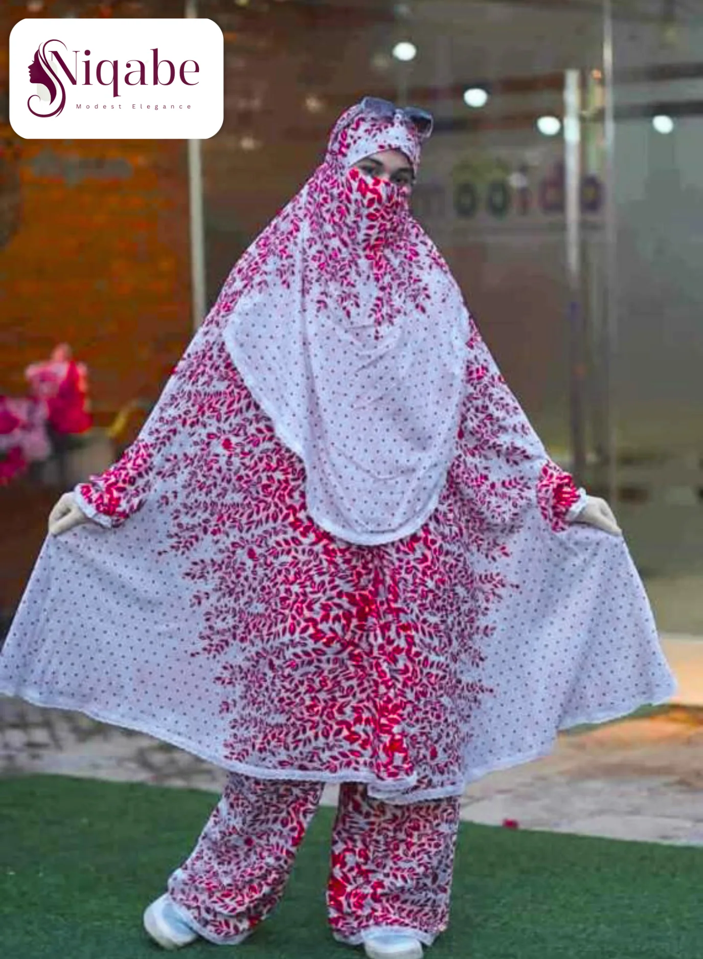 117 - Lilen Premium Khimar With Plazo