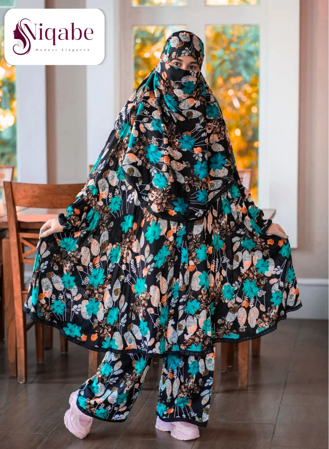 177 - Lilen Premium Khimar With Plazo