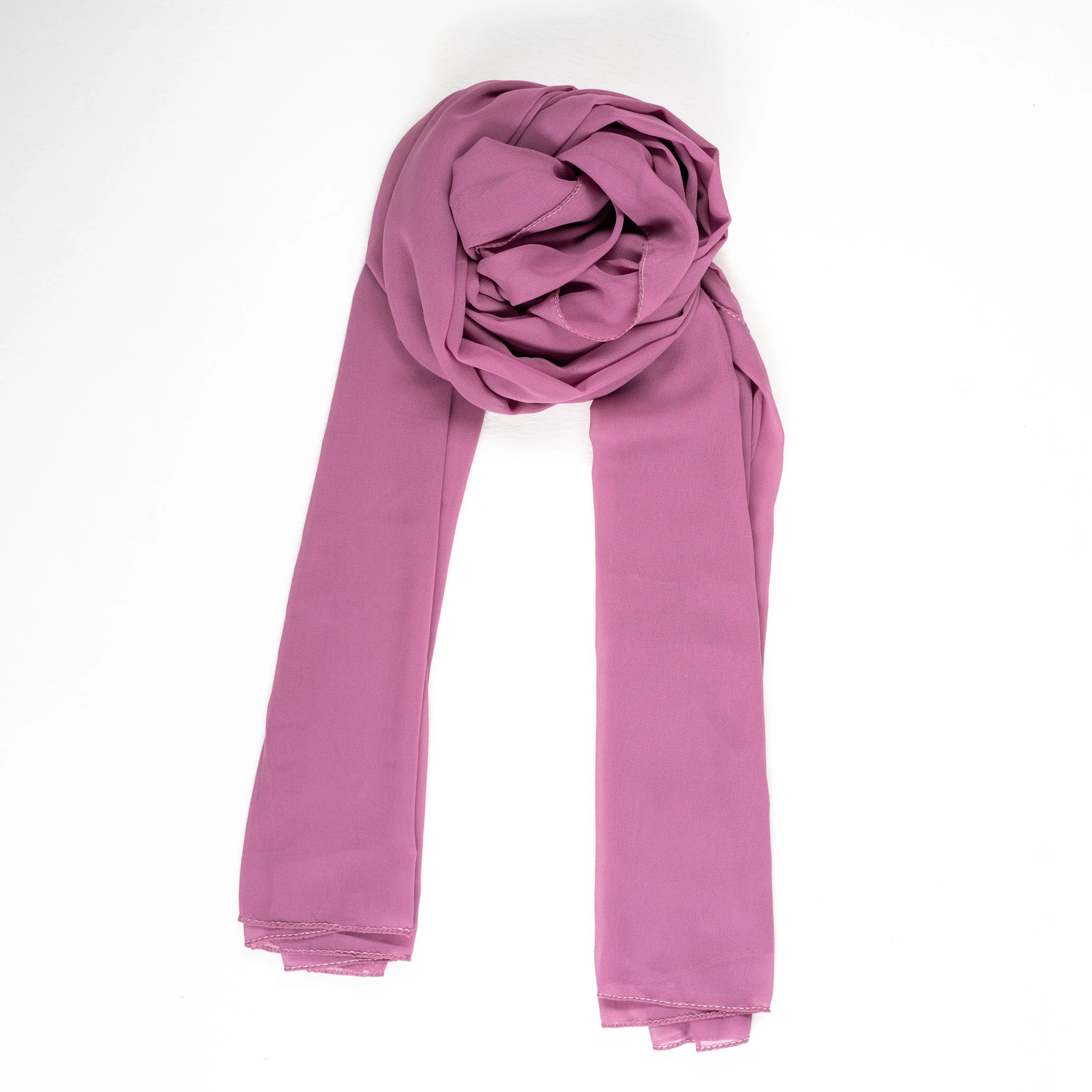 Chiffon Georgette Hijab - Dusty Rose