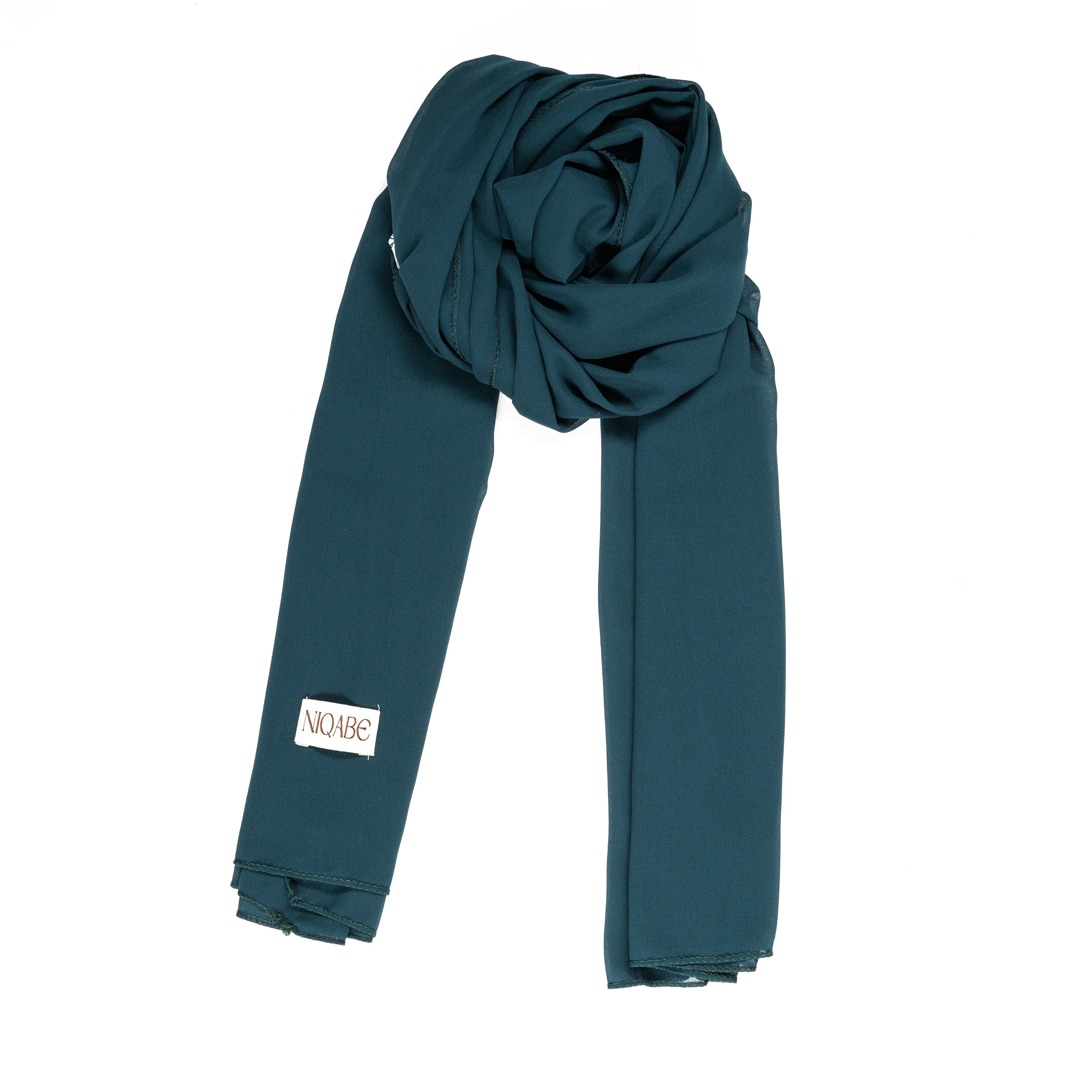 Chiffon Georgette Hijab - Ocean Teal