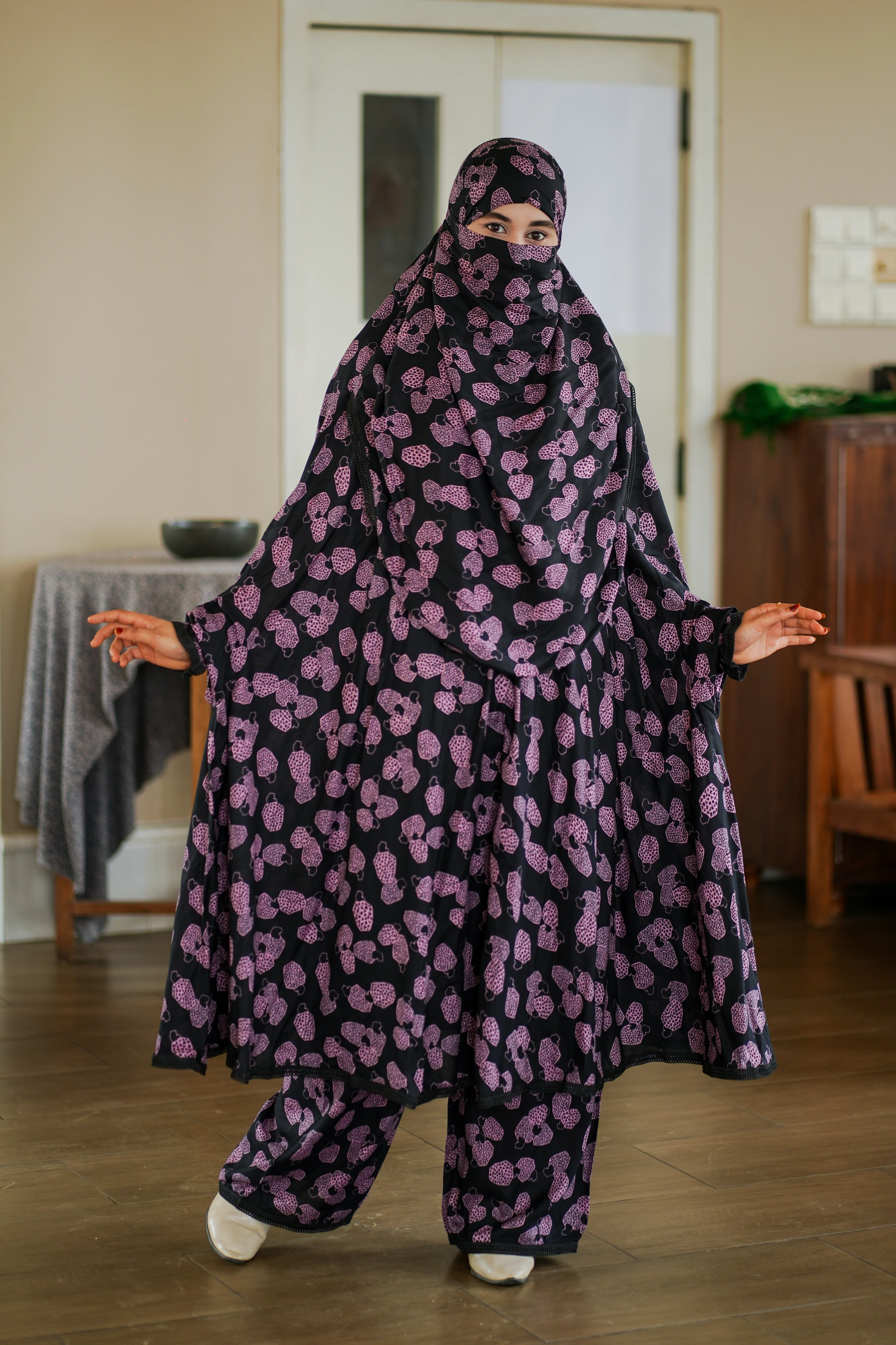 211 - Lilen Premium Khimar With Plazo