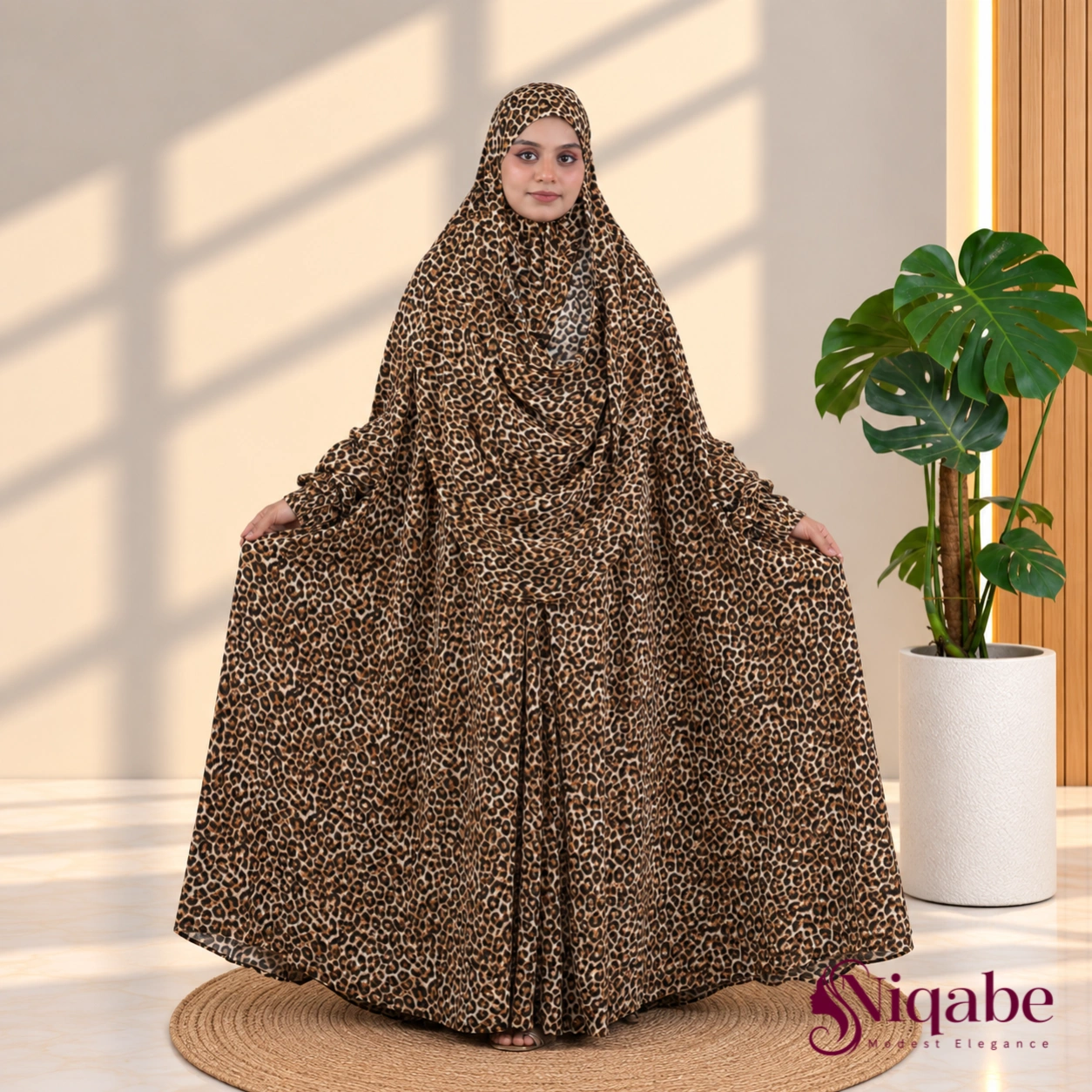 Diamond Georgette Floor-Touch Jilbab J710